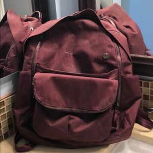Maroon Lululemon Backpack